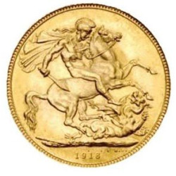 خمسة جنيهات ذهب وزن : 40 غرام - عيار 22