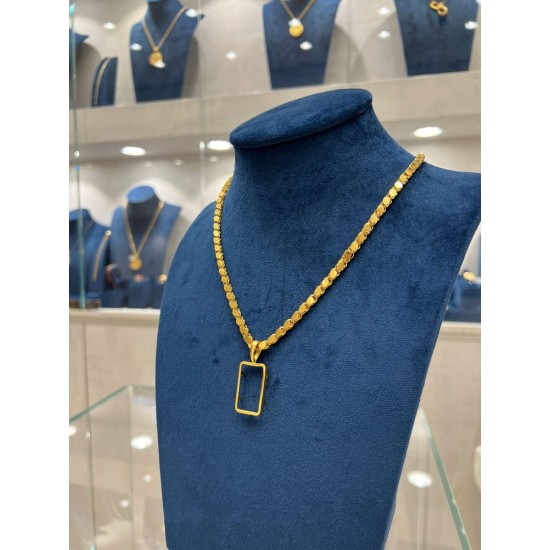 برواز سبيكة ساده حجم 10 غرام - عيار 21 برواز سبيكة ساده حجم 10 غرام - عيار 21