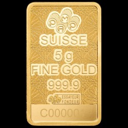 سبيكه الصقر العربي التراثيه  السويسرية 5 غرام 