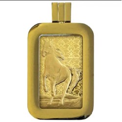 سبيكة الخيل العربي التراثيه السويسرية مع برواز  5 غرام