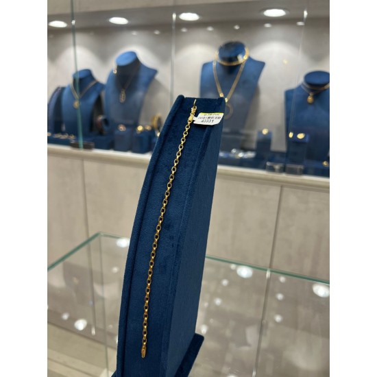 اسوارة يد ناعمه  وزن : 3.55غرام عيار 21