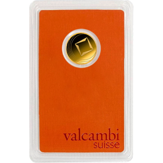 سبيكه ذهب سويسريه دائريه فالكامبي 2.5 غرام  سبيكه ذهب سويسريه دائريه فالكامبي 2.5 غرام