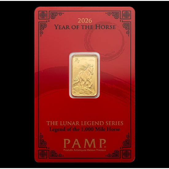 سبيكة لونر الحصان 2026 السويسرية - وزن: 5 غرام