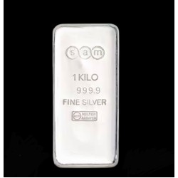  1 كيلو سبيكة فضة اماراتي سام / نقاوة 999.9
