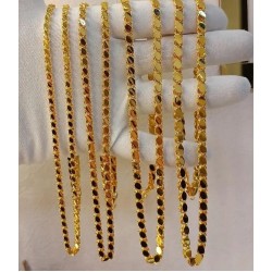 سلسله حلبيه مودرن عيار21 طول 55 سم سلسله حلبيه مودرن عيار21 طول 55 سم