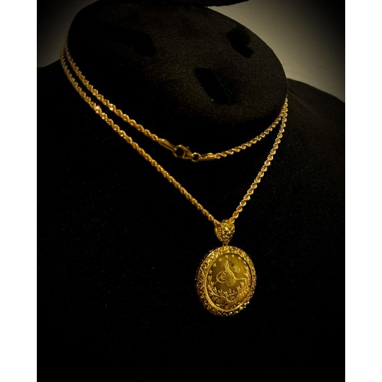 سلسله ذهب انيقه طول 70 سم سلسله ذهب انيقه طول 70 سم