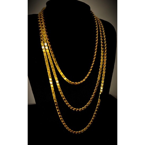 سلسله حلبيه مودرن عيار21 طول 55 سم سلسله حلبيه مودرن عيار21 طول 55 سم